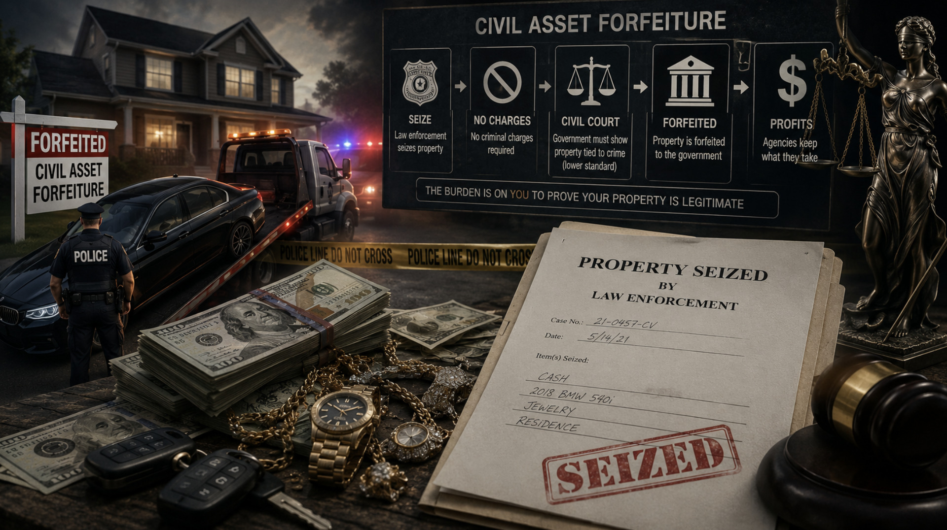 The Civil Forfeiture System That Lets Police Seize Cash Without Charges