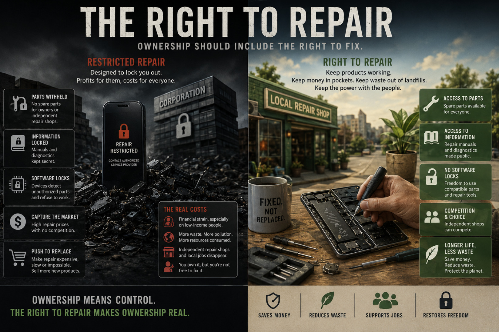 The Right to Repair and the Quiet War Over Fixing What You Own